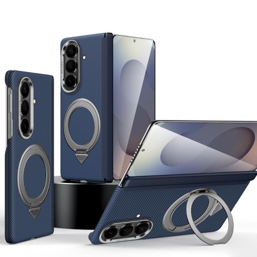 Magnetyczne Etui SULADA Kevlar do Samsung Galaxy Z Fold7 granatowe