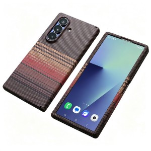 Mocne Etui  ze Szkłem do Samsung Galaxy Z Fold7 brązowe