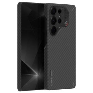 Magnetyczne Etui AULUMU Aramid Fiber do Samsung Galaxy S26 Ultra czarne