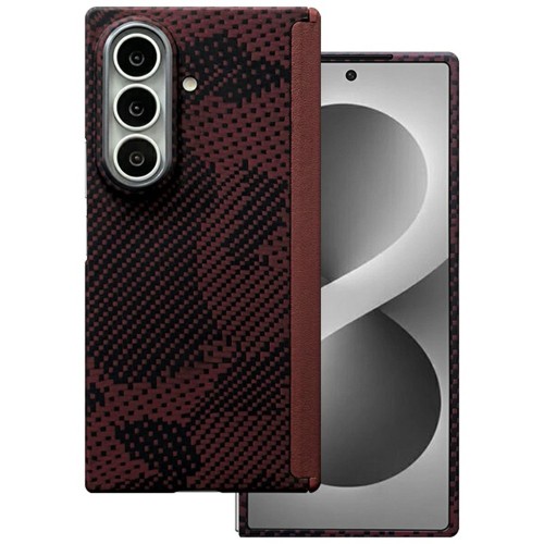 Mocne Lekkie Etui Aramidowe do Samsung Galaxy Z Fold8 Ultra bordowe
