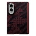 Mocne Lekkie Etui Aramidowe do Samsung Galaxy Z Fold8 bordowe
