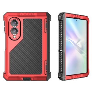 Mocne Pancerne Etui Antywstrząsowe do Samsung Galaxy Z Fold8 czerwone