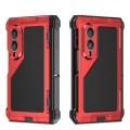 Mocne Pancerne Etui Antywstrząsowe do Samsung Galaxy Z Fold8 czerwone