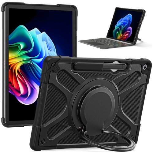 Solidne Pancerne Etui z uchwytem i paskiem do Microsoft Surface Pro 12 2025