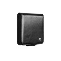 QIALINO Biznesowe Skórzane Etui do Samsung Galaxy Z Flip7 czarne