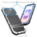 R-JUST Pancerne Etui Antywstrząsowe do iPhone 18 srebrne