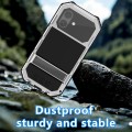 R-JUST Pancerne Etui Antywstrząsowe do iPhone 18 srebrne