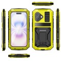R-JUST Pancerne Etui Antywstrząsowe do iPhone 18 żółte