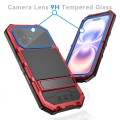 R-JUST Pancerne Etui Antywstrząsowe do iPhone 18 czerwone