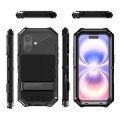 R-JUST Pancerne Etui Antywstrząsowe do iPhone 18 czarne