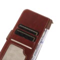 Skórzane Etui Pokrowiec RFID do iPhone 18 Pro Max brązowy