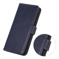 Skórzane Etui Pokrowiec RFID do iPhone 18 Pro Max niebieskie