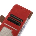 Skórzane Etui Pokrowiec RFID do iPhone 18 Pro Max czerwone