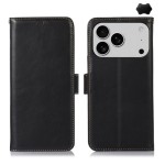 Skórzane Etui Pokrowiec RFID do iPhone 18 Pro Max czarny
