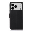 Skórzane Etui Pokrowiec RFID do iPhone 18 Pro Max czarny