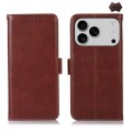 Skórzane Etui Pokrowiec RFID do iPhone 18 Pro brązowy
