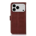 Skórzane Etui Pokrowiec RFID do iPhone 18 Pro brązowy
