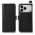 Skórzane Etui Pokrowiec RFID do iPhone 18 Pro Max czarny