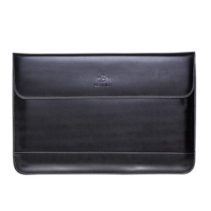 Skórzana Torba Aktówka LENTION MacBook Air Pro 13.3 czarna