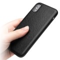 Skórzany Pokrowiec Portfel QIALINO do iPhone X/XS czarny