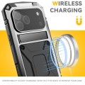 R-JUST Pancerne Etui Antywstrząsowe do iPhone 18 Pro srebrne