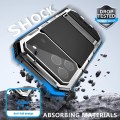 R-JUST Pancerne Etui Antywstrząsowe do iPhone 18 Pro srebrne