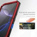 R-JUST Pancerne Etui Antywstrząsowe do iPhone 18 Pro czerwone