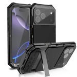 R-JUST Pancerne Etui Antywstrząsowe do iPhone 18 Pro czarne