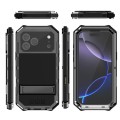 R-JUST Pancerne Etui Antywstrząsowe do iPhone 18 Pro czarne
