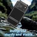 R-JUST Pancerne Etui Antywstrząsowe do iPhone 18 Pro czarne