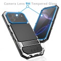 R-JUST Pancerne Etui Antywstrząsowe do iPhone 18 Pro Max srebrne
