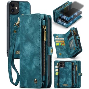 Pokrowiec Portfel CASEME Etui do iPhone 12 Mini niebieski