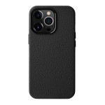 MELKCO Skórzane Etui do iPhone 15 Pro czarne