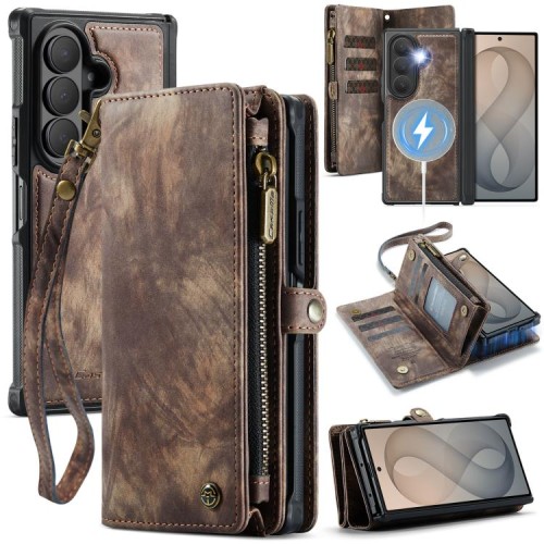 Etui Portfel CASEME do Samsung Galaxy Fold8 Ultra brązowy