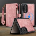 Etui Portfel CASEME do Samsung Galaxy Fold8 różowy