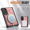 Etui Portfel CASEME do Samsung Galaxy Fold8 różowy