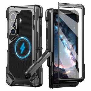 Mocne Pancerne Etui Antywstrząsowe do Samsung Galaxy Z Fold8 Ultra czarne