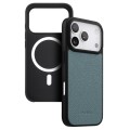 MELKCO Skórzane Etui Obudowa Plecki do iPhone 18 Pro niebieskie