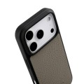 MELKCO Skórzane Etui Obudowa Plecki do iPhone 18 Pro Max szare