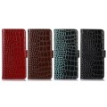 Eleganckie Skórzane Etui Pokrowiec do iPhone 18 Pro zielone
