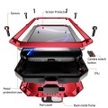 R-JUST Pancerne Etui Antywstrząsowe do iPhone 18 Pro Max czerwone