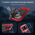 R-JUST Pancerne Etui Antywstrząsowe do iPhone 18 Pro Max czerwone