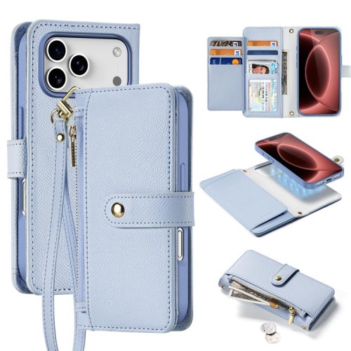 Niebieskie Magnetyczne Etui Portfel Dux Ducis do iPhone 18 Pro