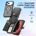 Czarne Magnetyczne Etui Portfel Dux Ducis do iPhone 18 Pro