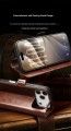 QIALINO Eleganckie Skórzane Etui Pokrowiec do iPhone 18 Pro czarny