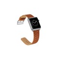 Skórzany Mocny Pasek do Apple Watch 38mm / 40mm brązowy jasny
