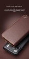 QIALINO Eleganckie Matowe Skórzane Etui do iPhone 18 Pro Max