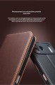 QIALINO Eleganckie Matowe Skórzane Etui do iPhone 18 Pro