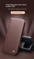 QIALINO Eleganckie Matowe Skórzane Etui do iPhone 18 Pro