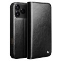 QIALINO Eleganckie Skórzane Etui do iPhone 18 Pro czarne